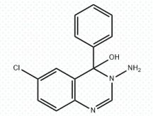 3-amino-6-chloro-3,4-dihydro-4-phenylquinazolin-4-ol